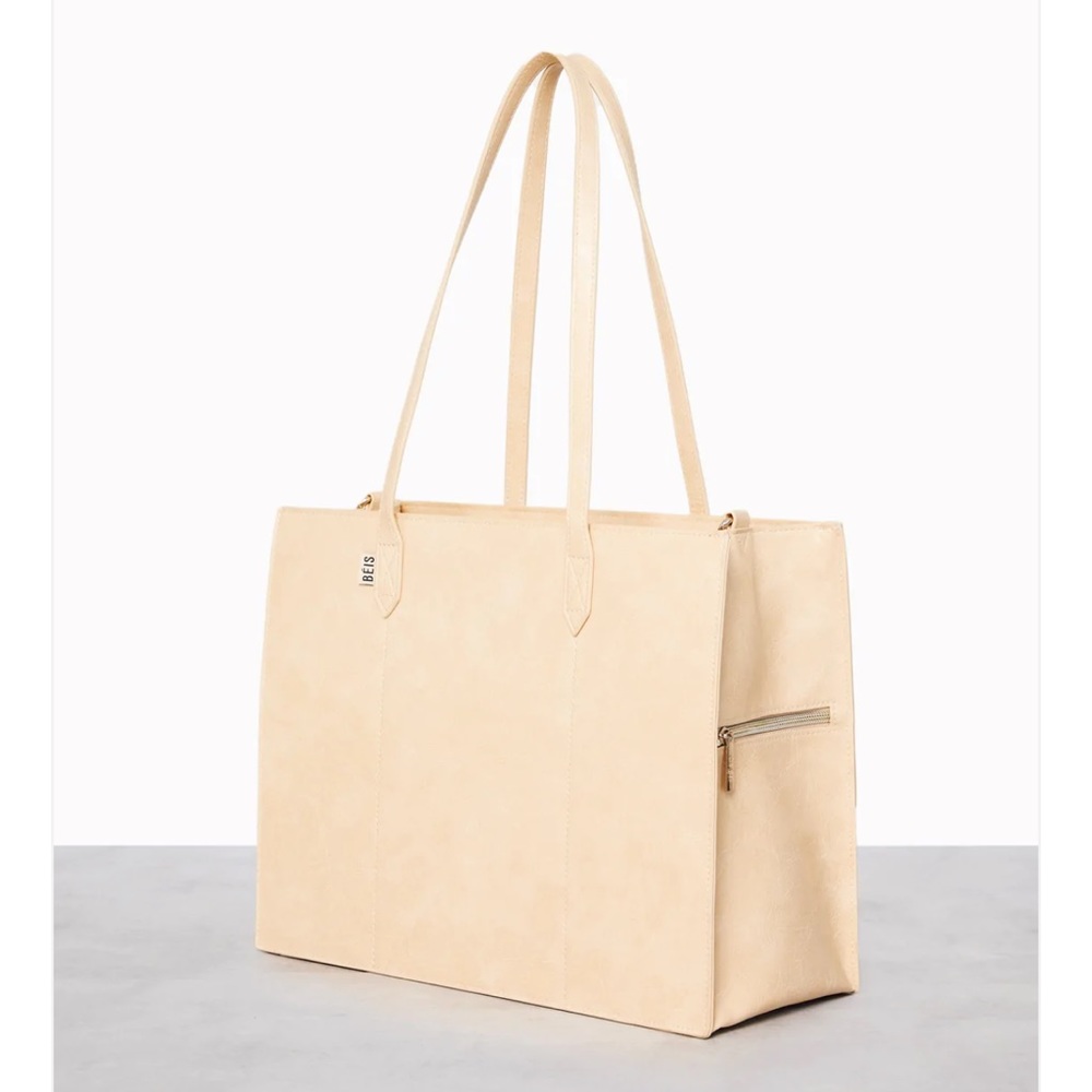 BEIS MINI WORK TOTE - beige